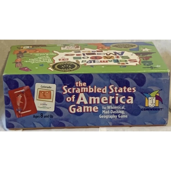 Gamewright The Scrambled States of America USA Geography Learning Card Game 8+ - Picture 8 of 10